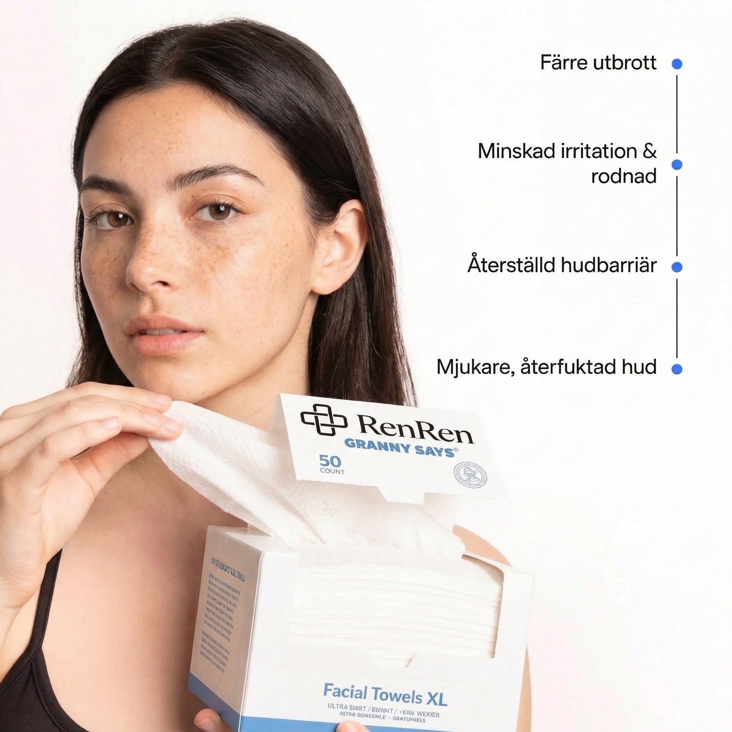 RenRen AnsiktsDuk - Dyra produkter, Smutsig handduk.